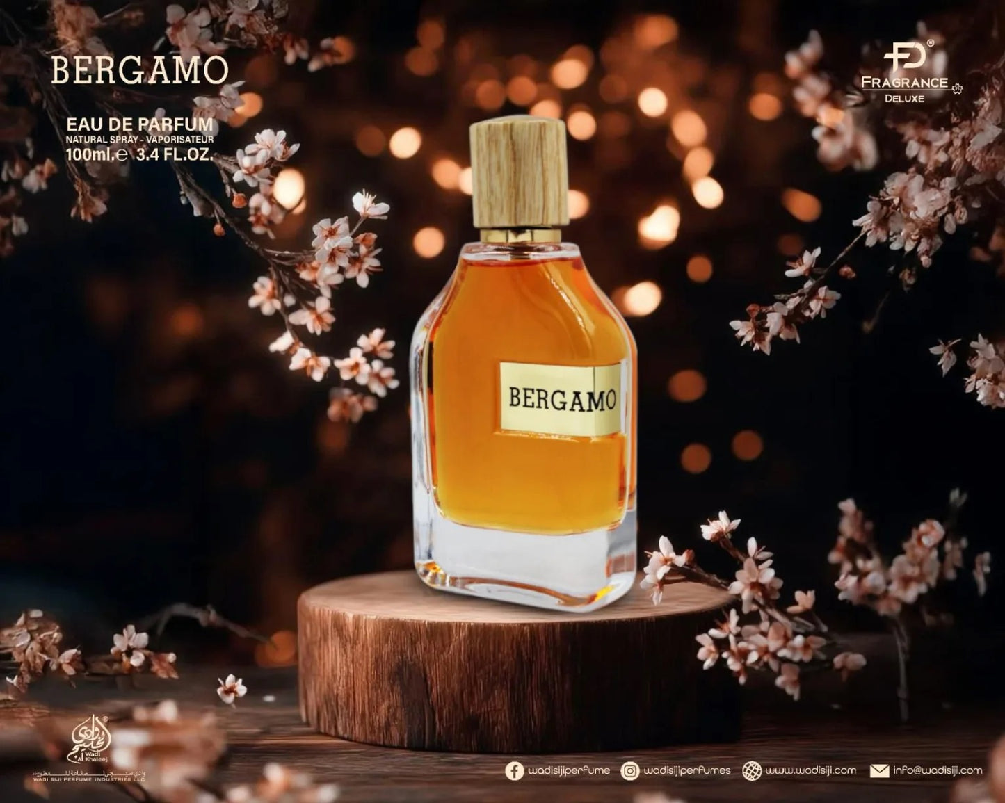 Bergamo Fragrance Deluxe בהשראת Bergamask Orto Parisi בושם יוניסקס 100 מל